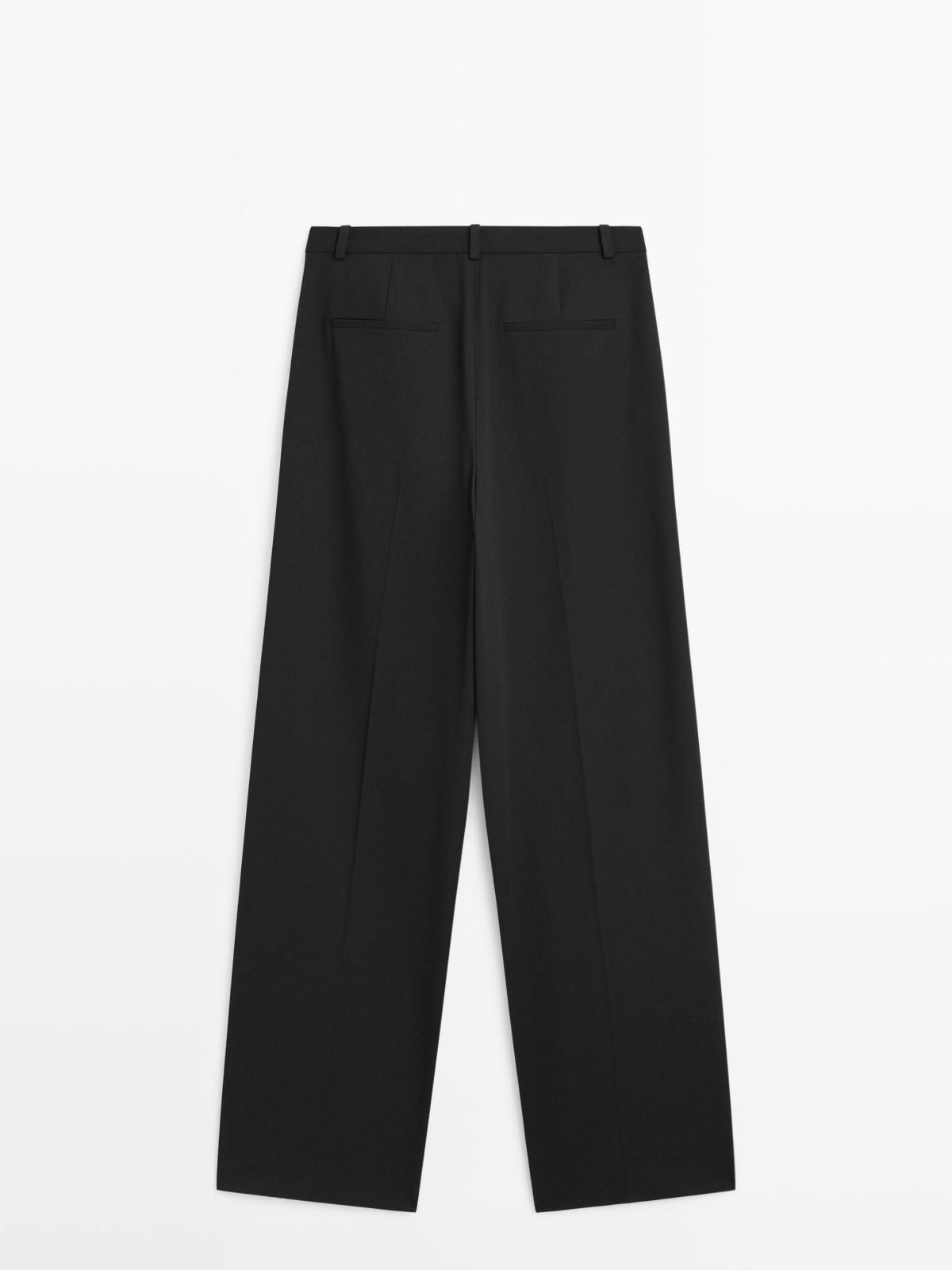 마시모두띠 테크니컬 와이드핏 다트 팬츠 5020/520 BLACK - 상세 이미지 2
