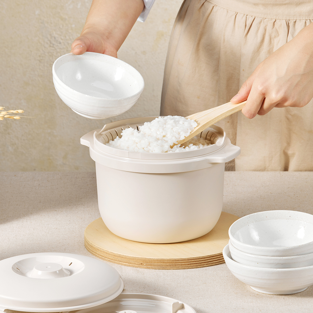 아이컷 국내산 다이어트 저당밥솥 전자레인지 캠핑용 간편밥솥