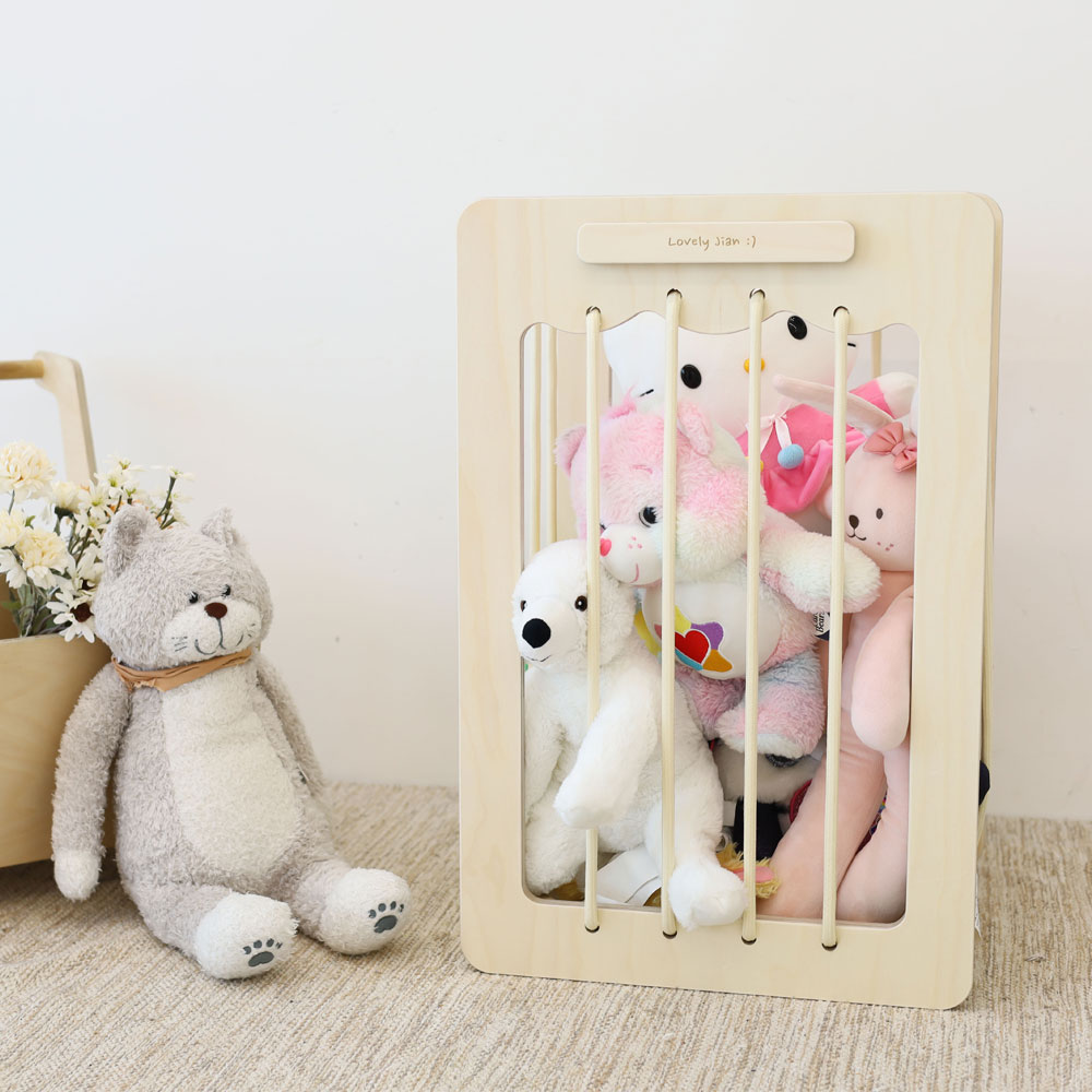 가누앤홈 러비룸 인형보관함 친환경 자작나무 인형 정리 대용량 수납함 보관함 이미지 7