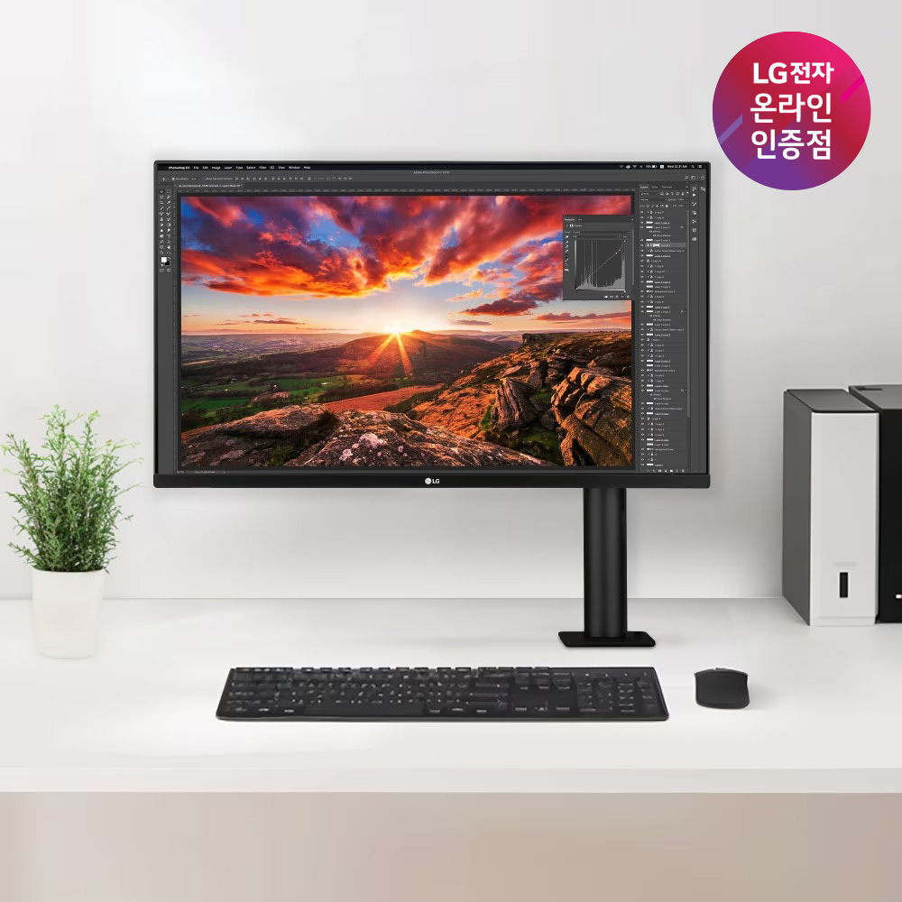 [결재가62만]LG 울트라HD모니터 32UN880K 80cm(32인치) 4K UHD IPS USB-C 충전 32UN880후속 신제품