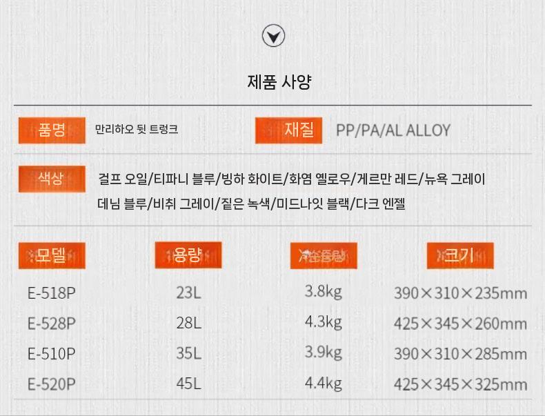 스쿠터 가방 바이크 트렁크 리어백 배달 대용량 45L 탑박스 검정 이미지 6