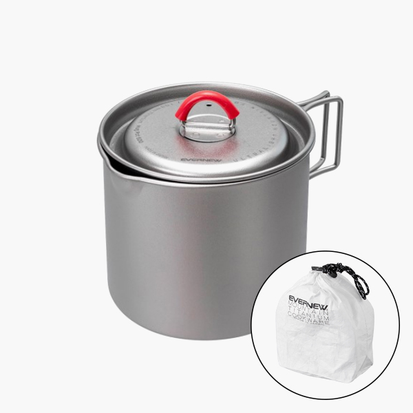 에버뉴 티타늄 머그 포트 500 백패킹 접이식 경량 냄비