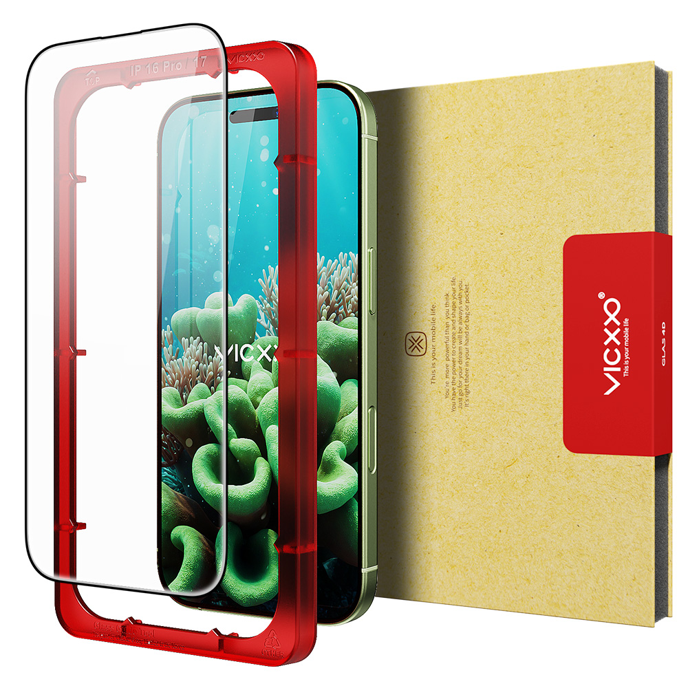 빅쏘 4D 풀커버 강화유리 필름 아이폰17, 1매입