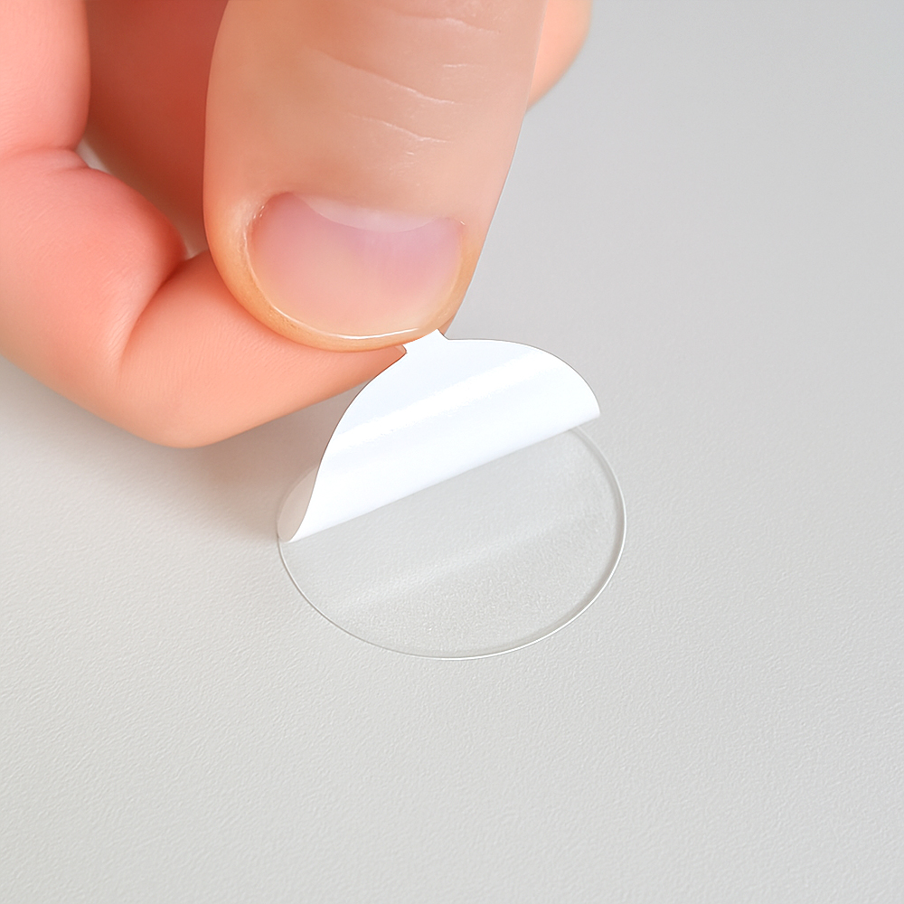 유즈베러띵 자국안남는 손잡이 양면 테이프 투명 사각 스퀘어 10mm X 60개 - 상세 이미지 3