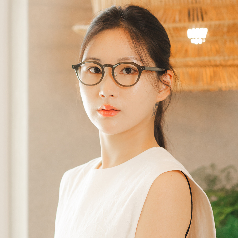 무사경 202 뿔테 안경테 블루라이트 차단 렌즈 크라운판토 안경 - 상세 이미지 3