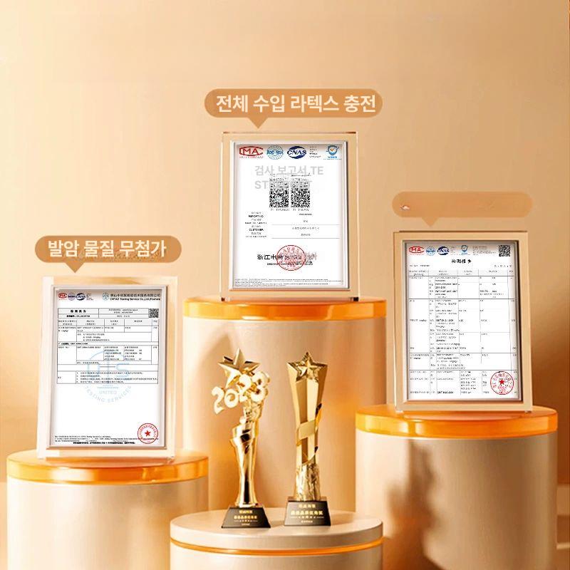 천연 라텍스 매트리스 침실 섬유 바닥 싱글매트리스 침대 싱글침대 수면매트 토퍼매트리스 두께약5cm 패브릭+코코넛 섬유 화이트 80x190cm 티몰 정품 함몰 보상 - 상세 이미지 2