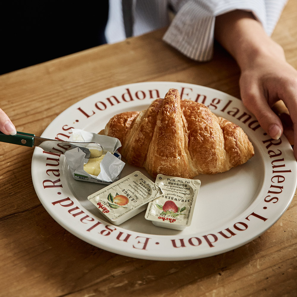 로렌스 런던 원형접시 L 도자기 플레이트 디너 브런치