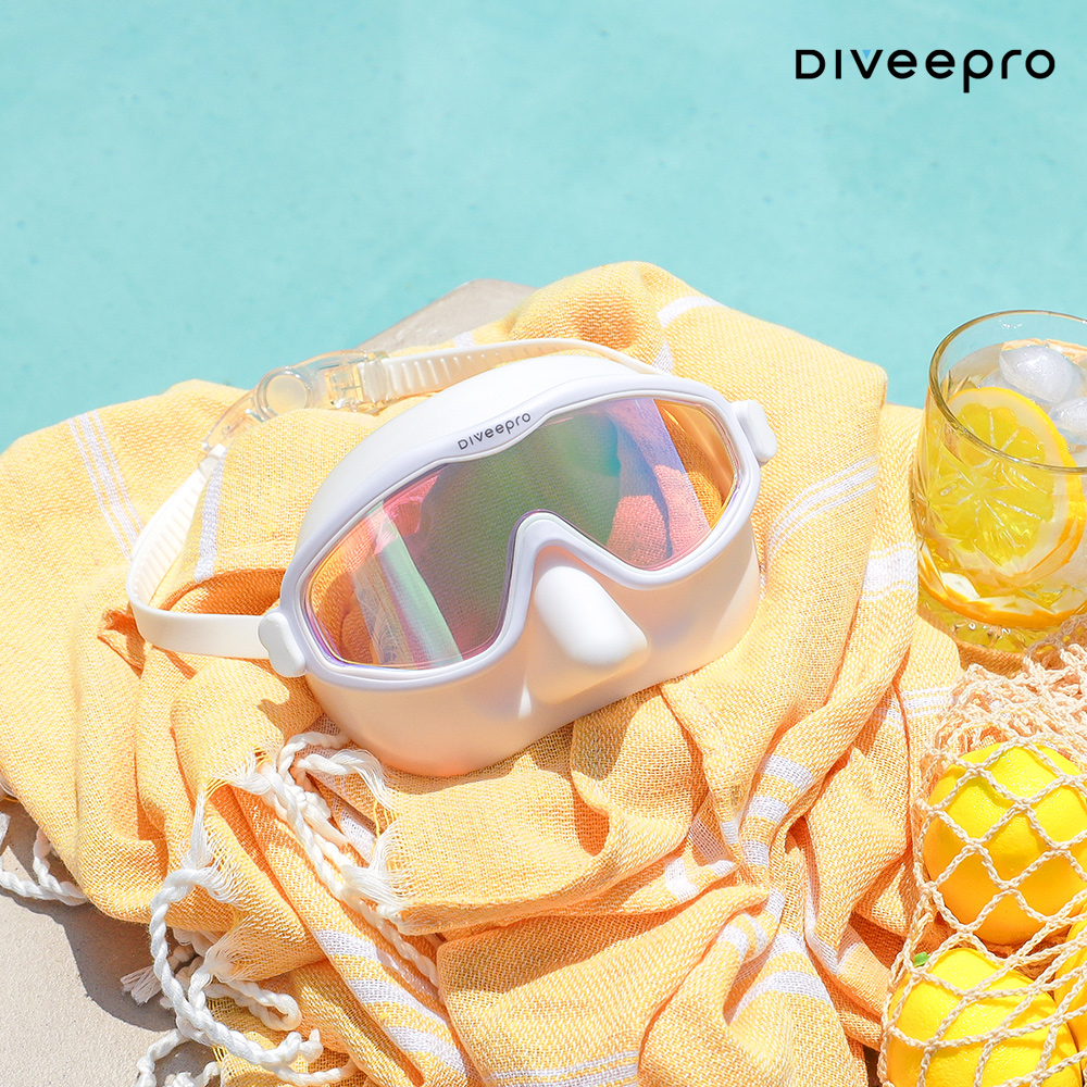 다이비프로 하프커버 수경 스노쿨링 물안경