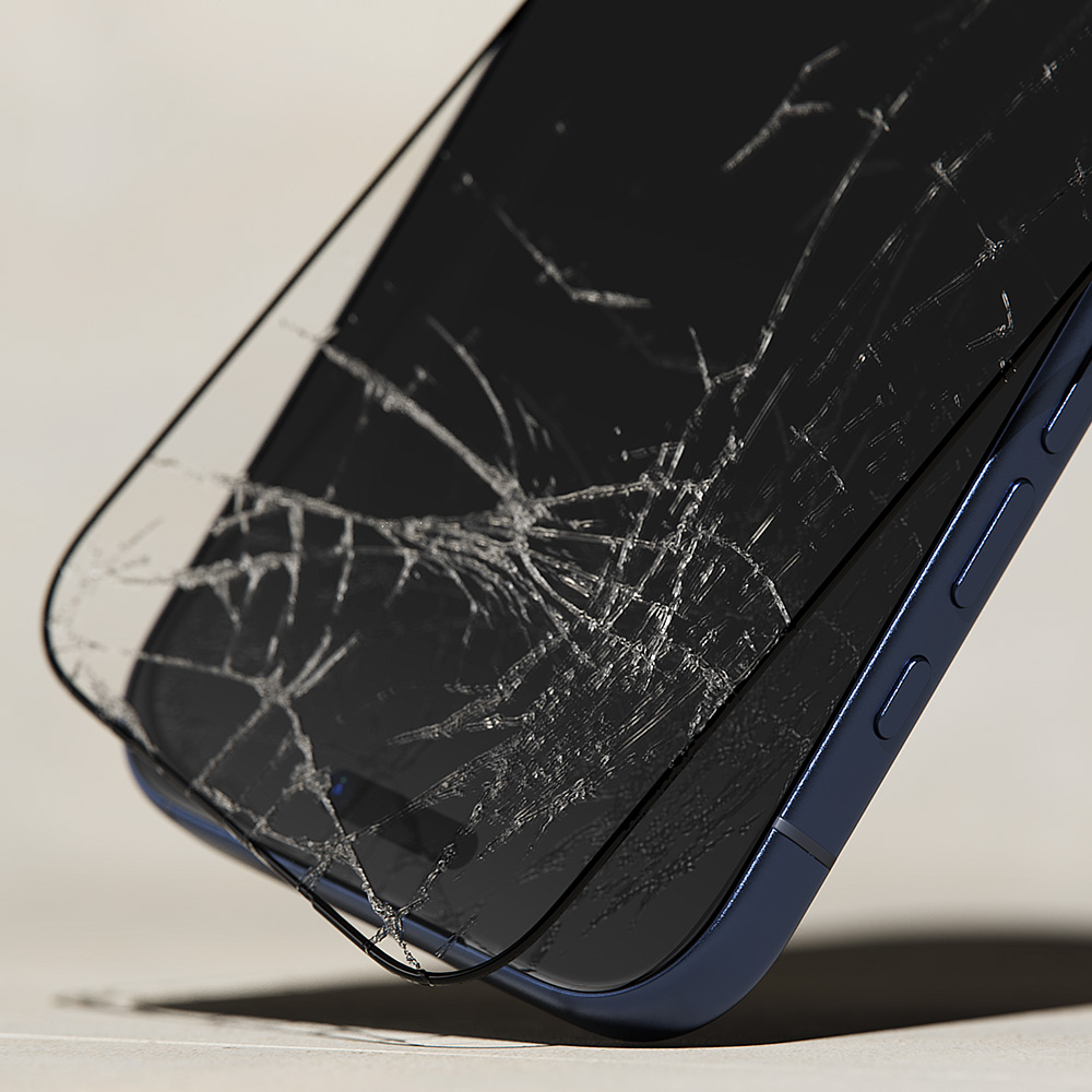 빅쏘 4D 풀커버 강화유리 필름 아이폰17, 1매입