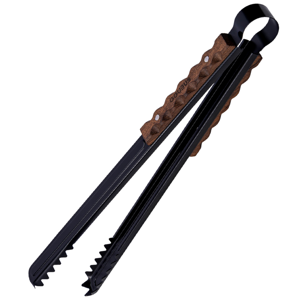 꾸버스 캠핑 집게 숯 장작 바베큐 화로 BBQ 블랙 티타늄 캠핑용품 샤크 그리퍼 42cm