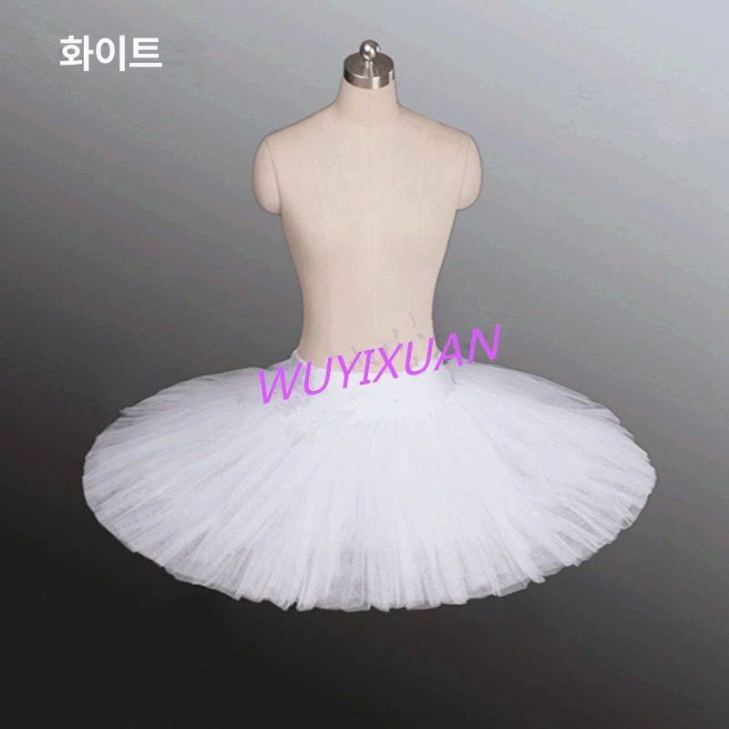 성인발레 연습용 리허설 옐로우 맞춤형 무대용 대회 발레복 댄스복 성인발레복 화이트 XXXS - 상세 이미지 2