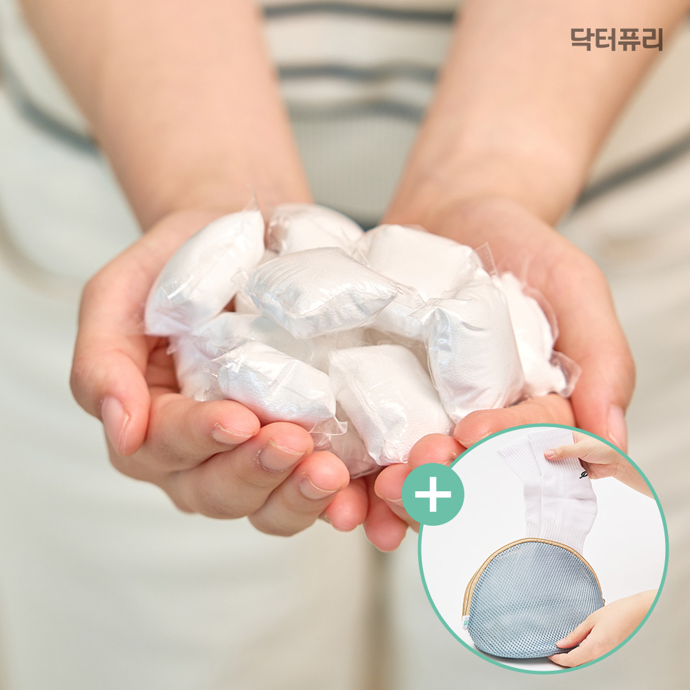 [세탁망증정] 닥터퓨리 산소계 표백제 캡슐타입 과탄산소다 13g, 30개 - 상품 이미지