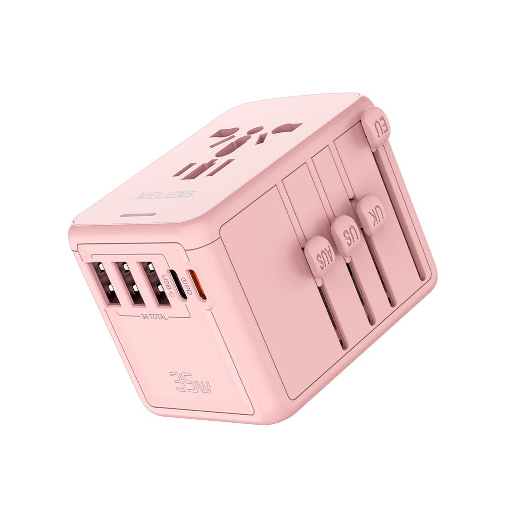 멜리언스 PD35W 5포트 해외 여행용 초고속충전 멀티어댑터 반영구 오토퓨즈 USB 돼지코 - 상세 이미지 4