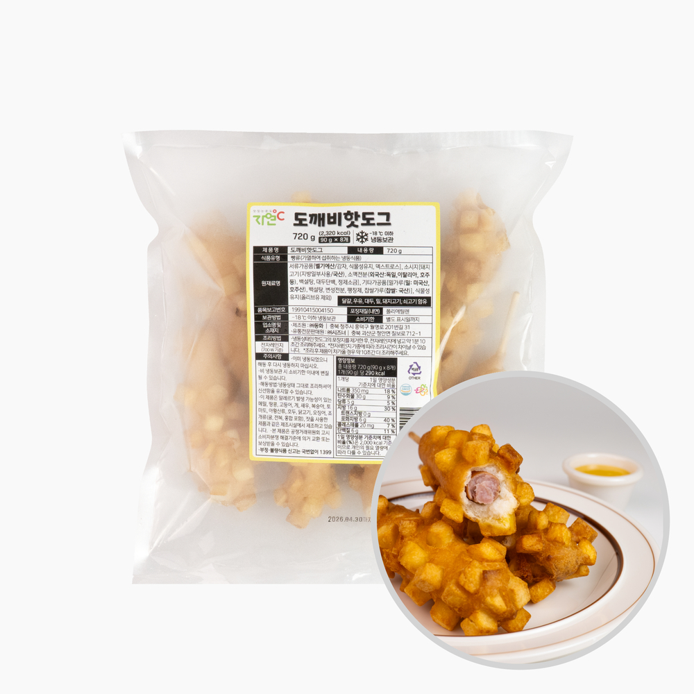 동화 핫도그 감자, 720g, 1개 - 상품 이미지