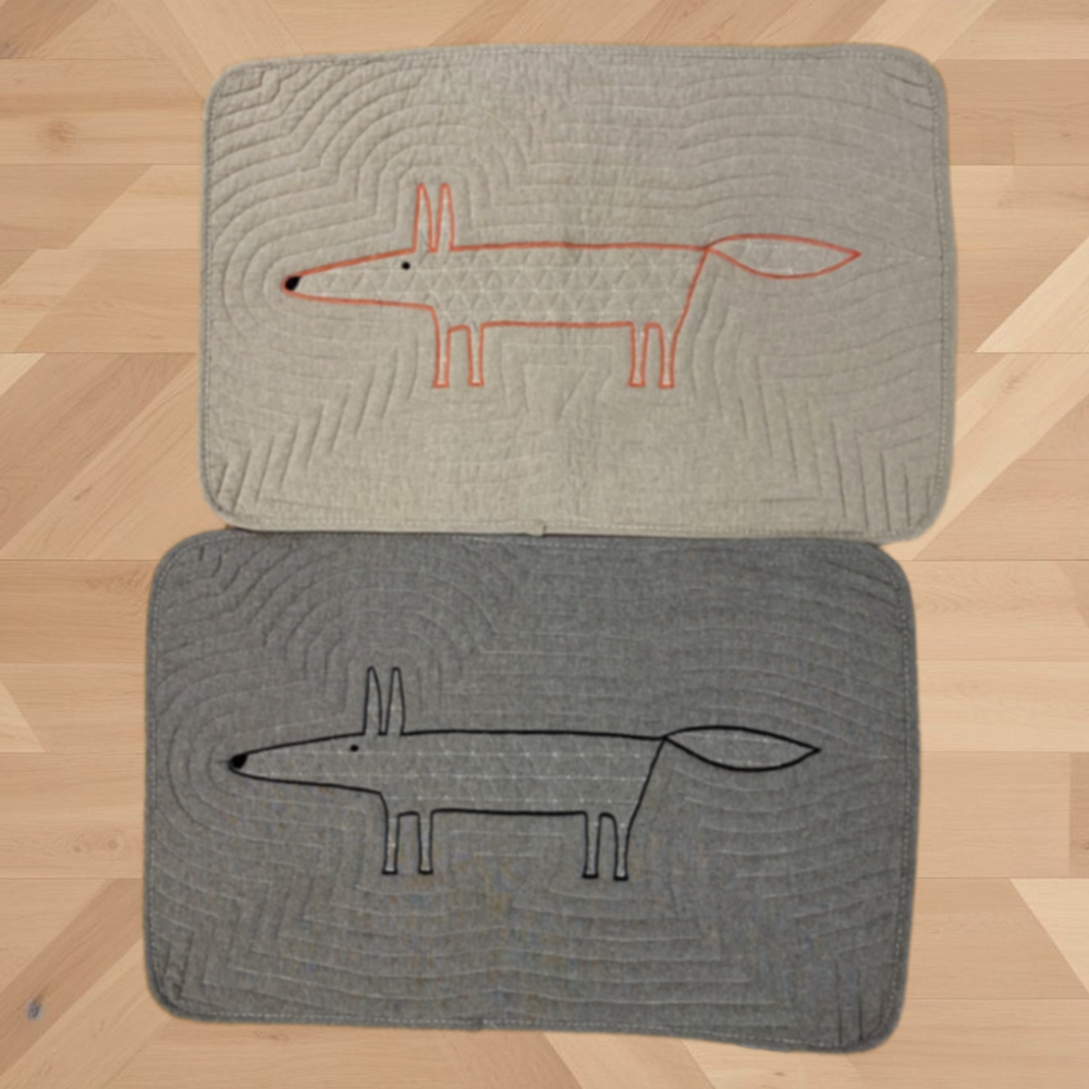홈집합 고급 여우 퀼트 면 발매트 미끄럼방지 빨아쓰는 주방 화장실 배란다 매트 40x60 - 상세 이미지 3
