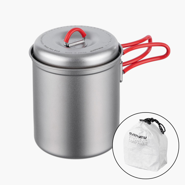 에버뉴 티타늄 UL 딥 포트 640 백패킹 접이식 경량 냄비