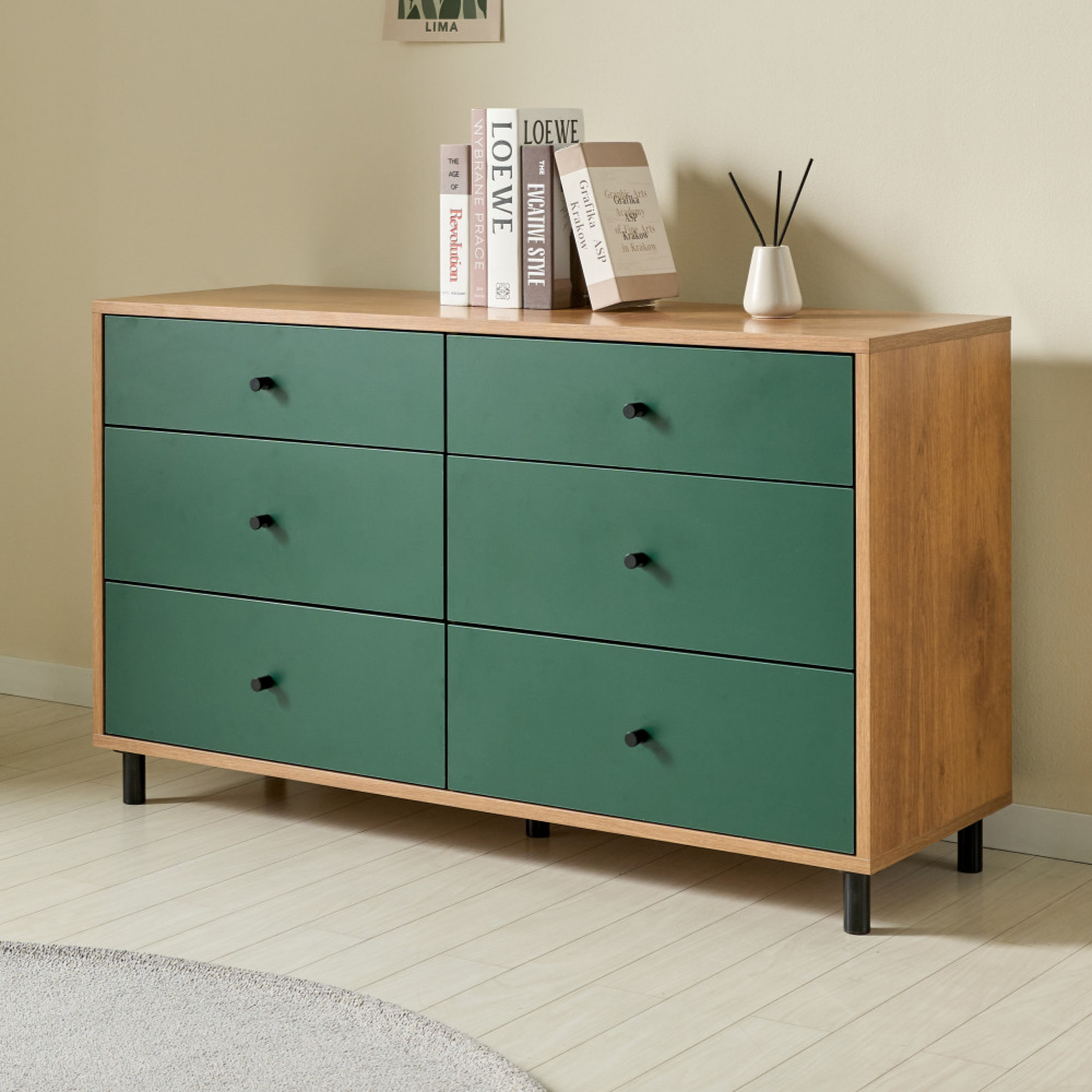 루체 1200 6칸 서랍장 와이드체스트 아일랜드서랍장 시스템 - 상세 이미지 3