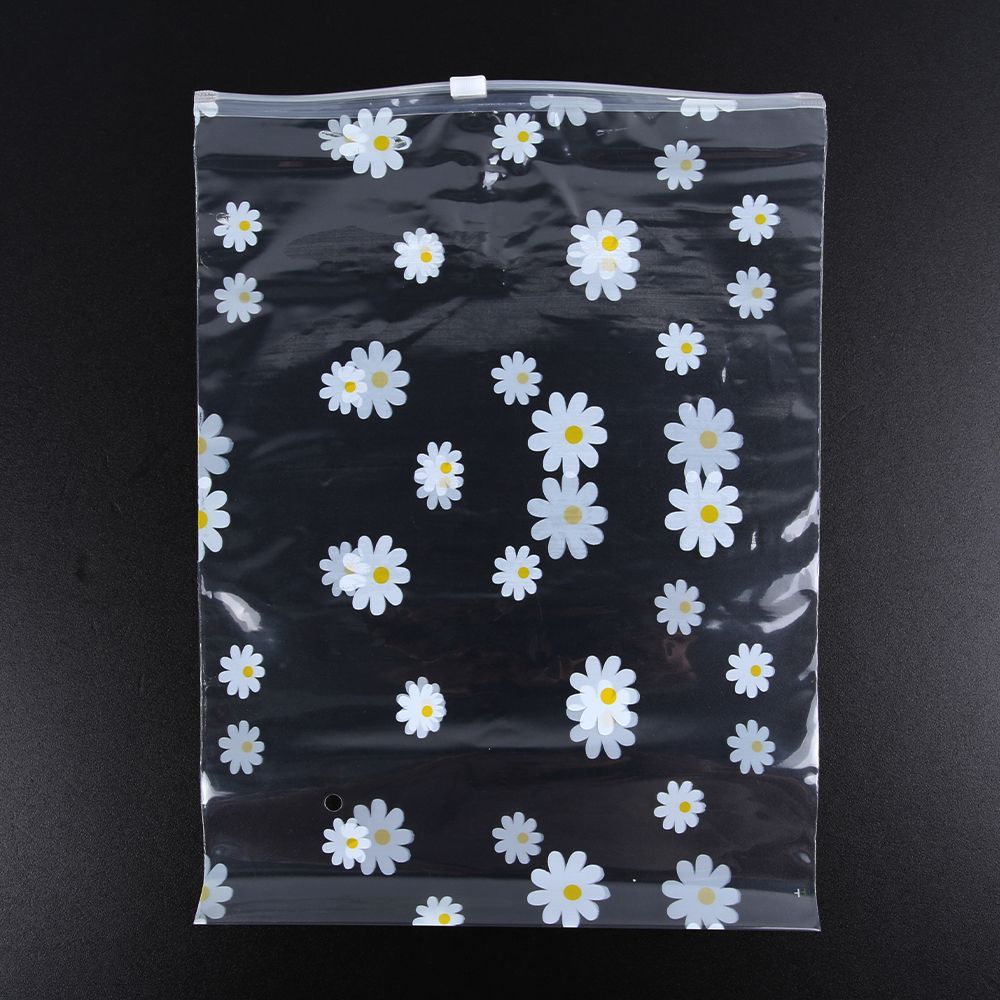 플라워 22x30 투명 지퍼백 - 상품 이미지