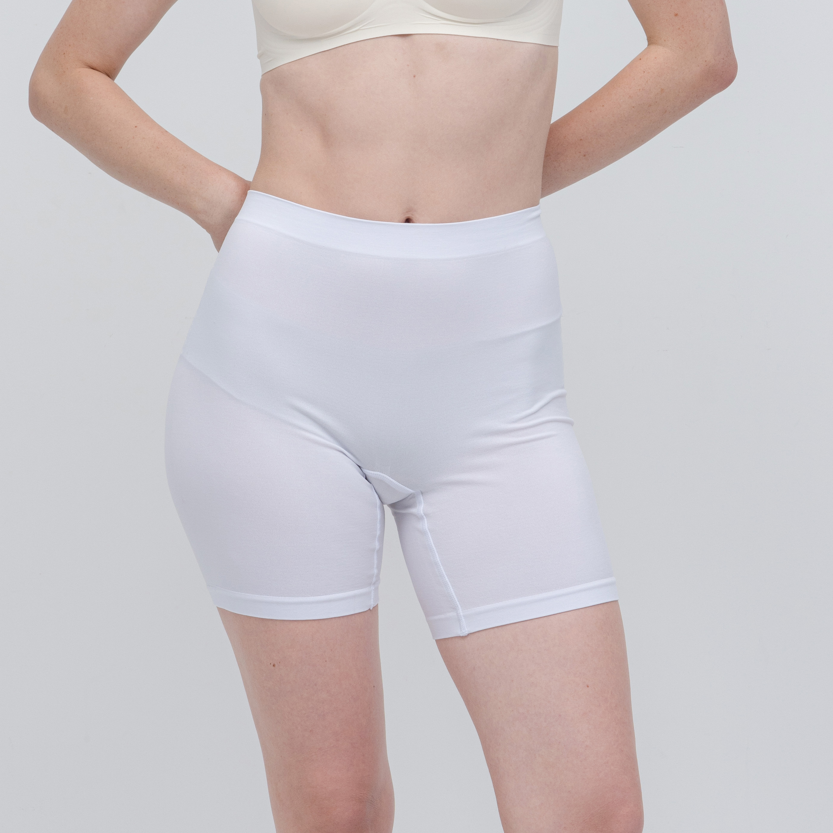 슬리밍 하이웨스트 롱 사각 여성 순면 드로즈 사각 빅사이즈 드로즈 팬티 속바지