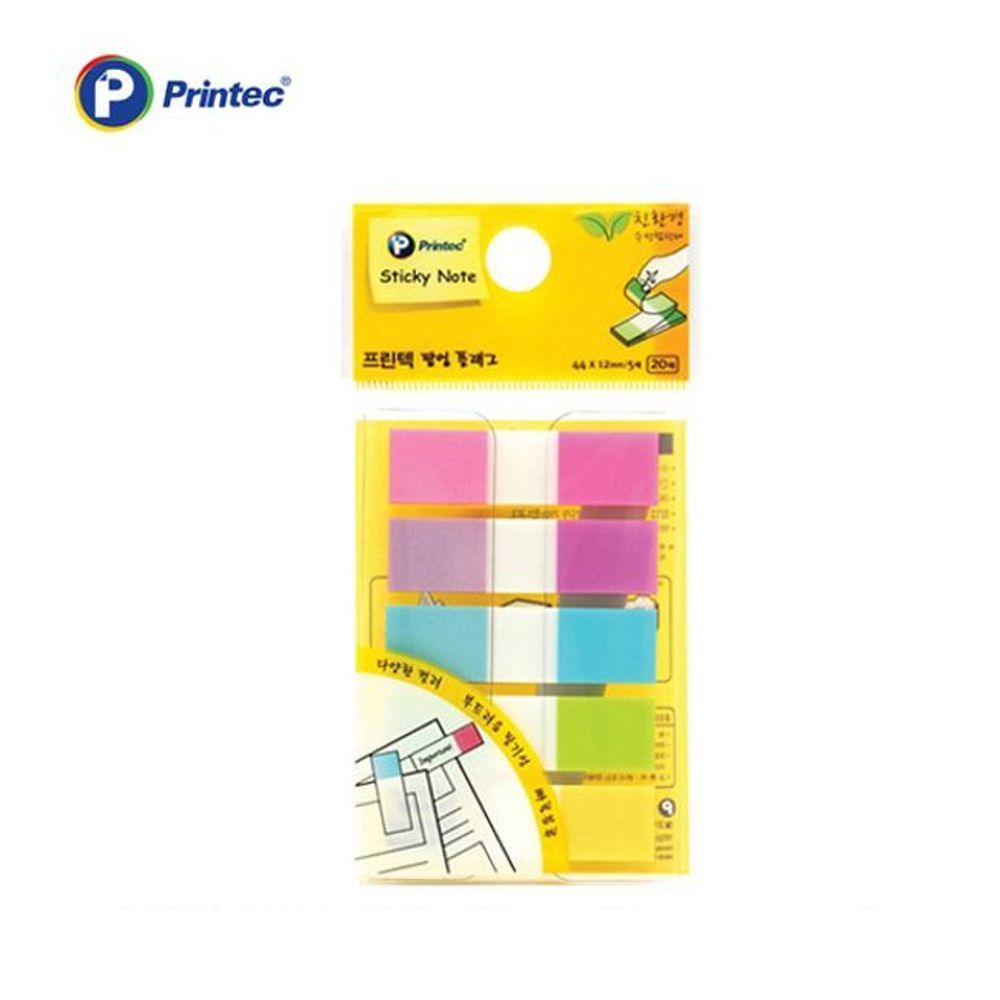 팝업플래그 네온5색 20매 F4412-5N 3P 필름 인덱스 본상품 - 상품 이미지