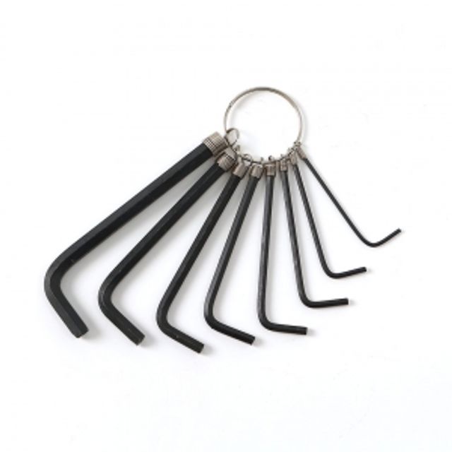 육각 렌치 8종세트(9cm) 가정용 L렌치 - 상품 이미지