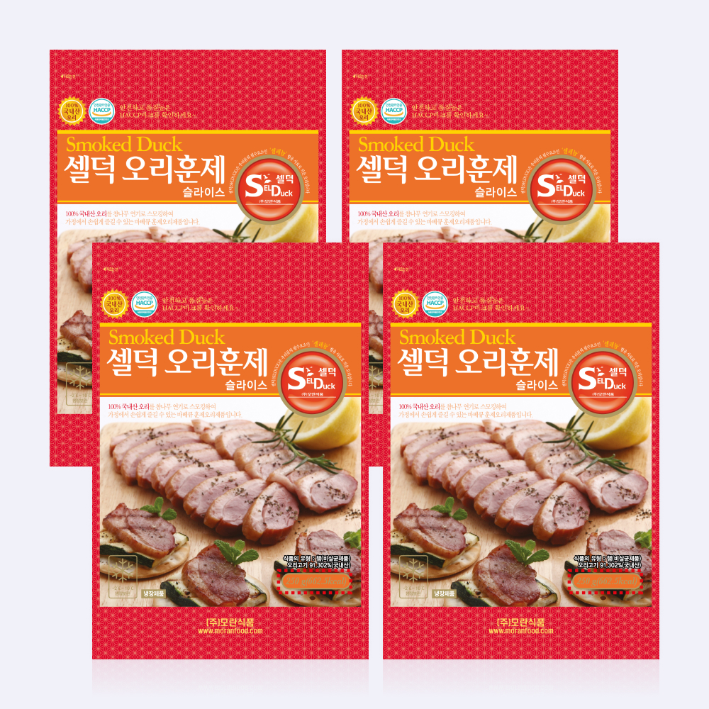 셀덕 오리훈제 슬라이스 250g-4팩 (총1,000g) - 상세 이미지 2