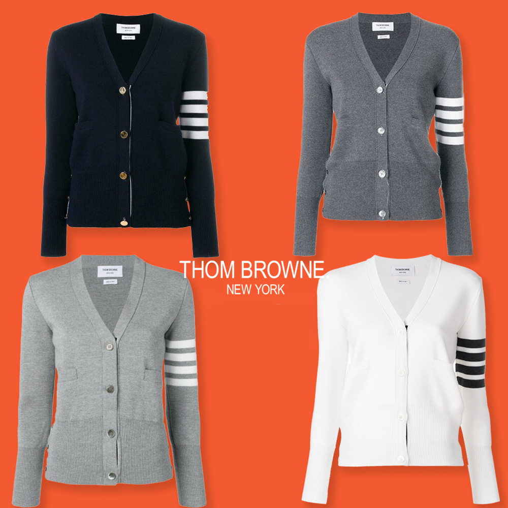 [국내발송] 톰브라운 가디건 여성 가디건 밀라노 스티치 울 캐시미어 명품 가디건