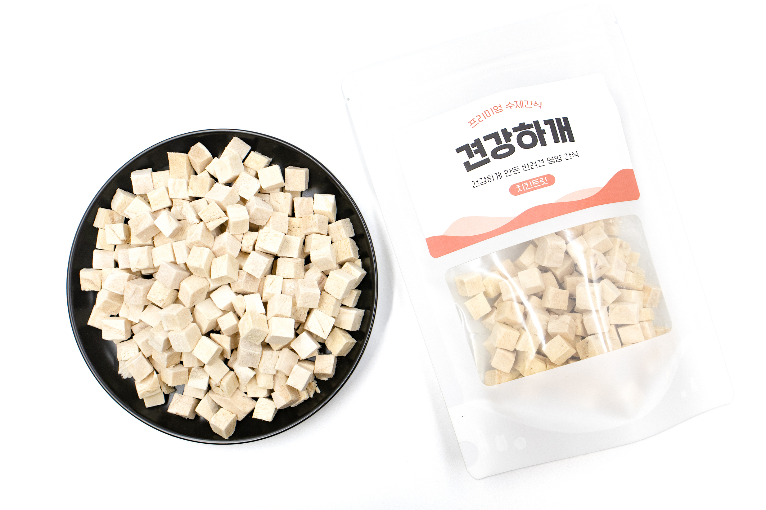 강아지 수제간식 동결건조 닭가슴살 트릿 100g - 상품 이미지