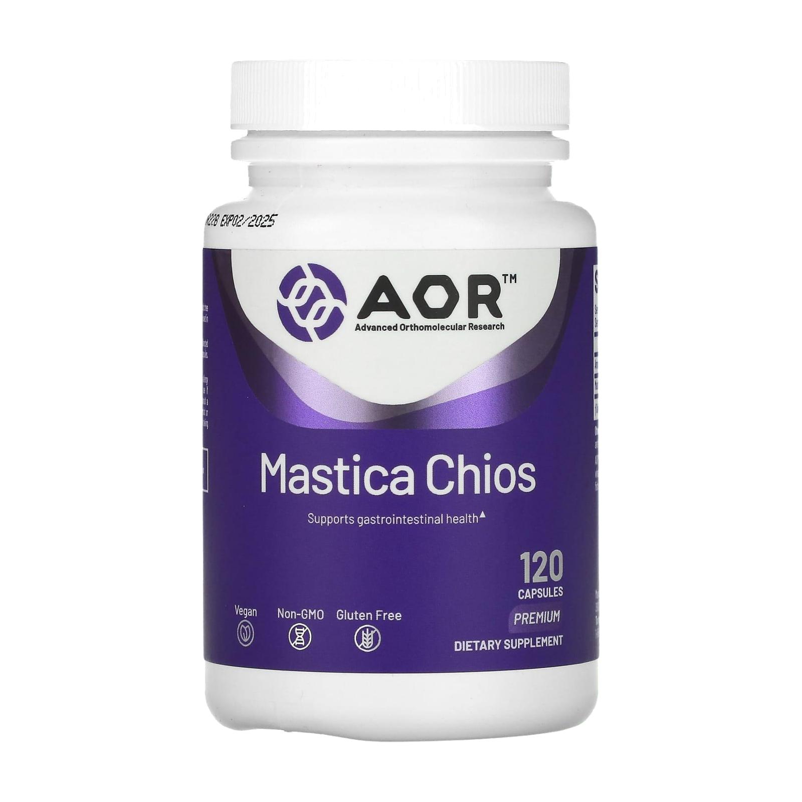 AOR 매스틱검 Mastica Chios 400mg Mastic Gum 120정 - 상품 이미지