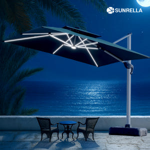 썬랠라 초대형 대형파라솔 사각 감성 파라솔 [최고급 LED] 운동러 솔직 후기 | 실사용 리뷰 - 상품 이미지 2