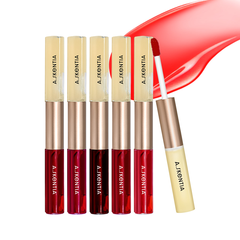 에이스켄티아 듀얼 글로우 베일 워터틴트 & 립 오일 5colors - 상품 이미지