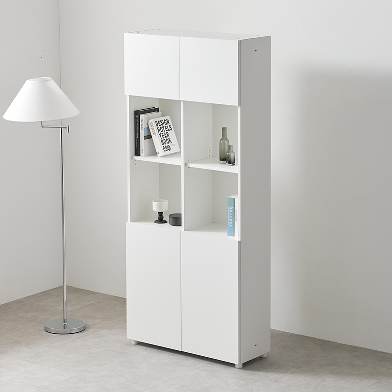 e스마트 와이즈 전면 수납 책장 400