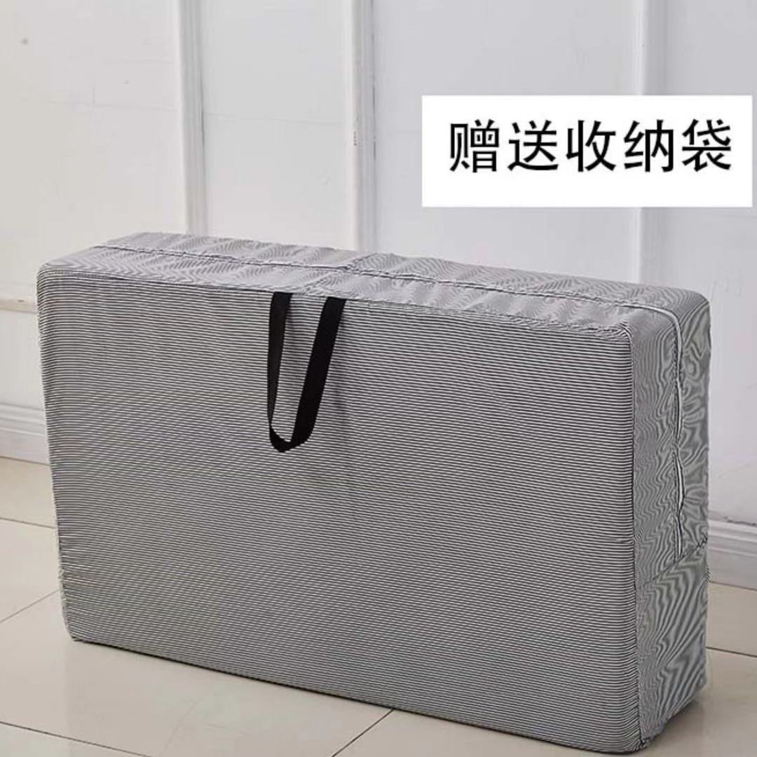 찜질방매트 접이식 단단한 바닥 매트리스 싱글 폴딩 1인 삼접이식-호수블루 60x길이 180x두께 5cm 160 - 상세 이미지 4