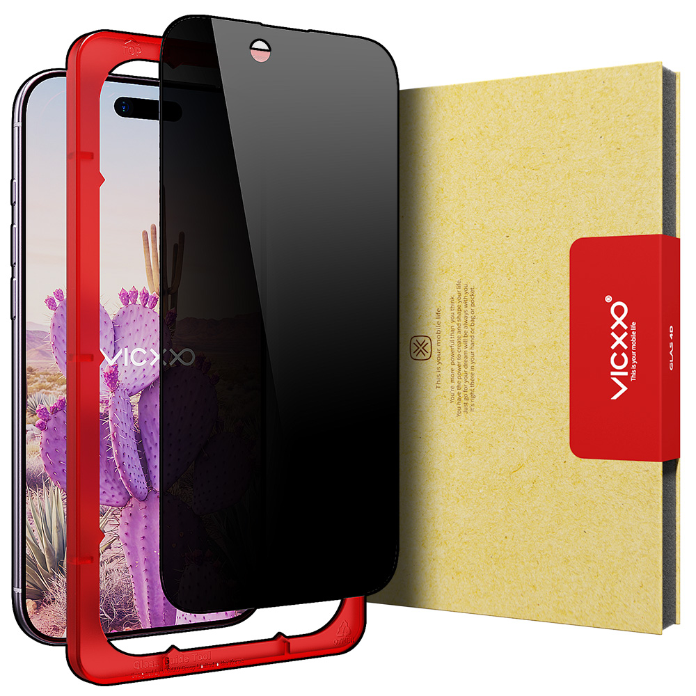 빅쏘 4D 사생활보호필름 강화유리 아이폰 에어, 1매입