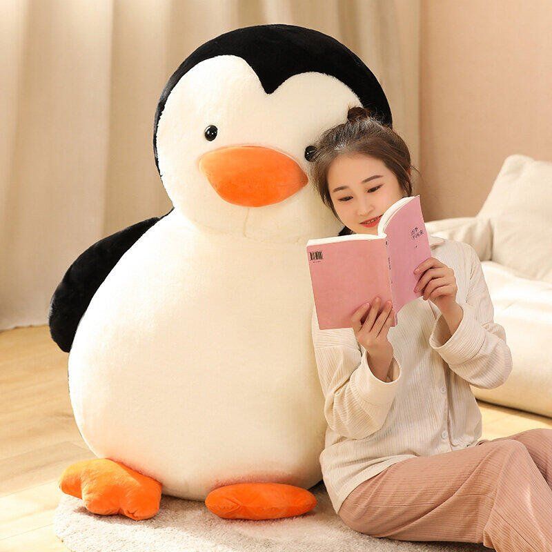 펭귄 인형 귀여운 애착 동물 선물 특이한 유니크한 남극 대형 - 상세 이미지 5