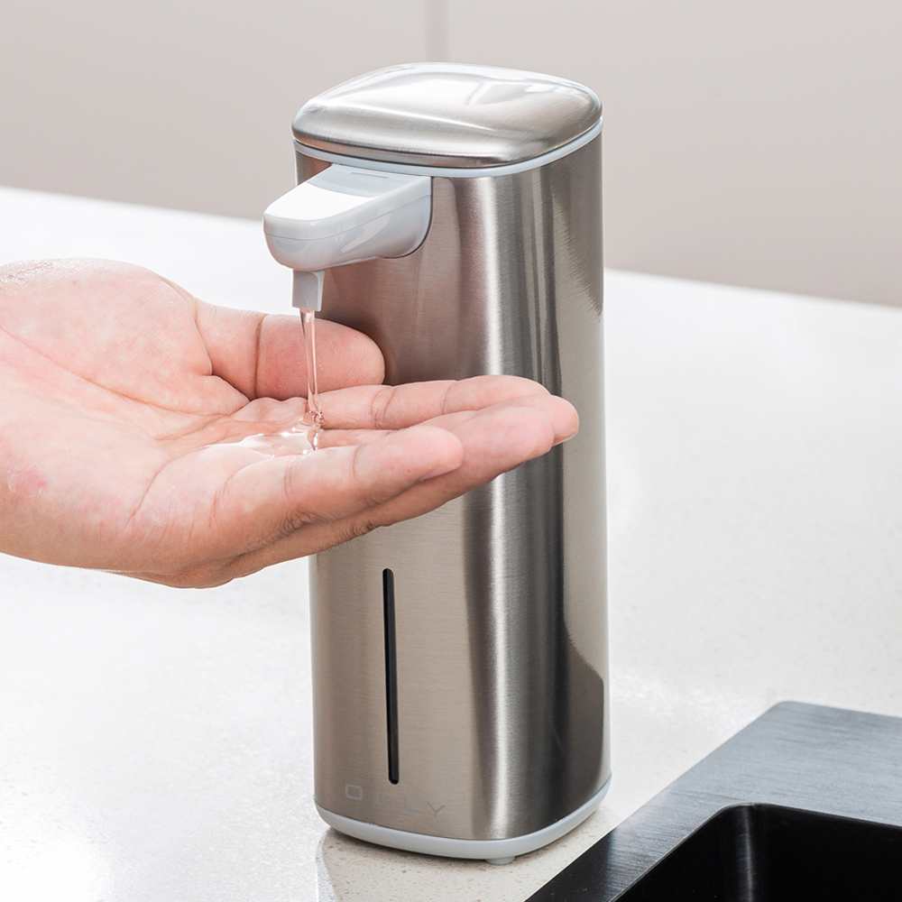 올리 스테인레스 핸드워시디스펜서 자동 손세정제디스펜서 비누