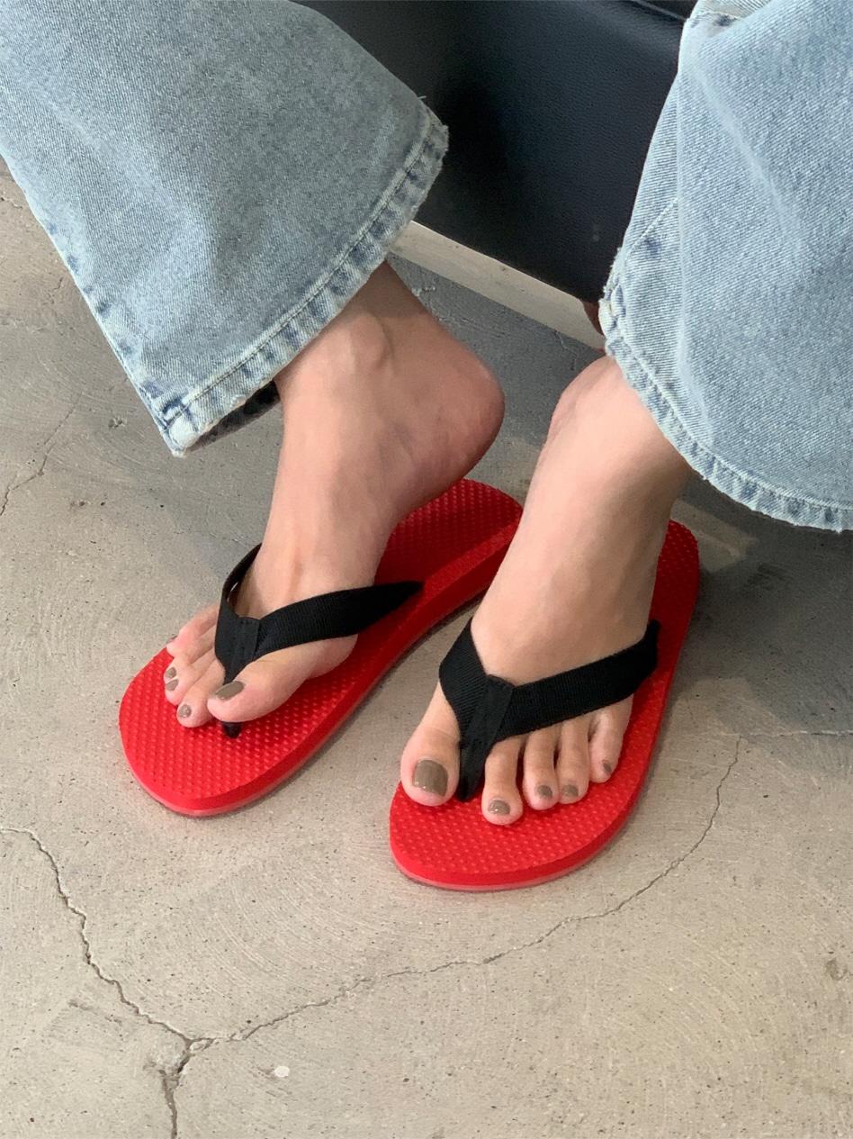 3컬러 패브릭 EVA 듄 쪼리 슬리퍼 1.5cm