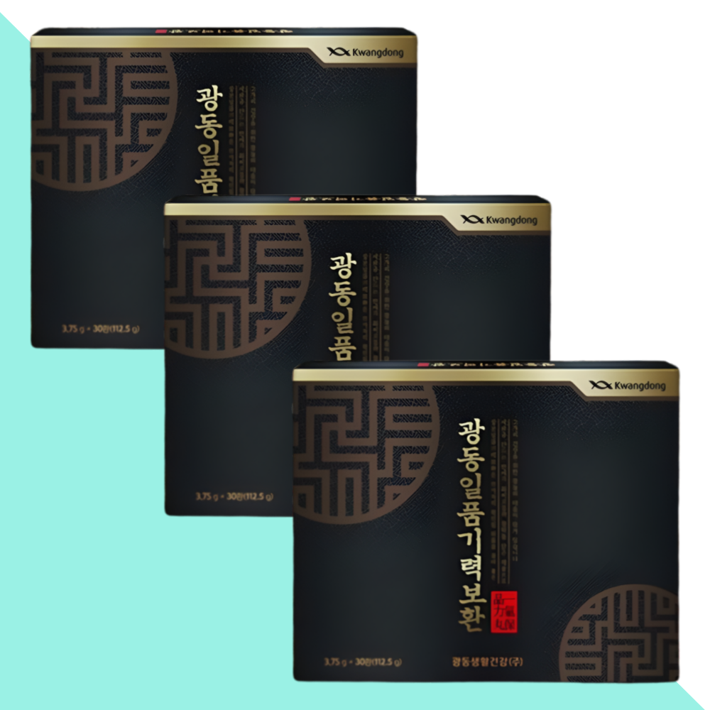 광동 일품기력보환 침향환 침향단 쇼핑백포함 30환X3개 - 메인 이미지