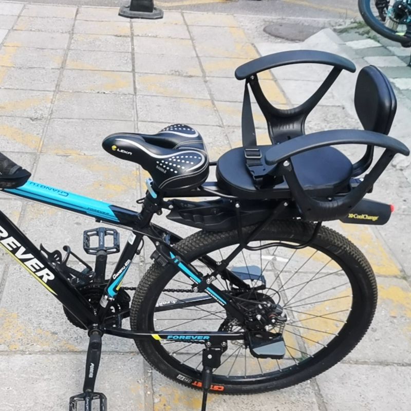 전기 자전거 안장 장착형 시트 뒷자석 보조의자 보조 기본형 발판 전방손잡이 제외 - 상세 이미지 4