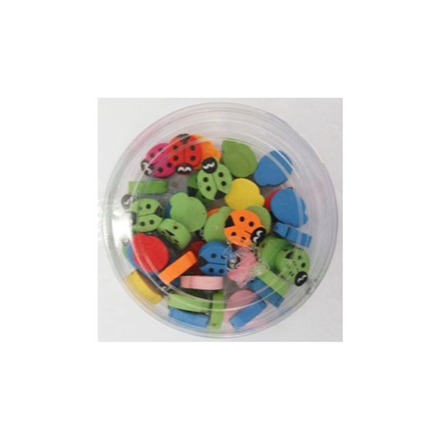 5000 나무비즈35번/무당벌레/2.0cmx1.5cm - 메인 이미지