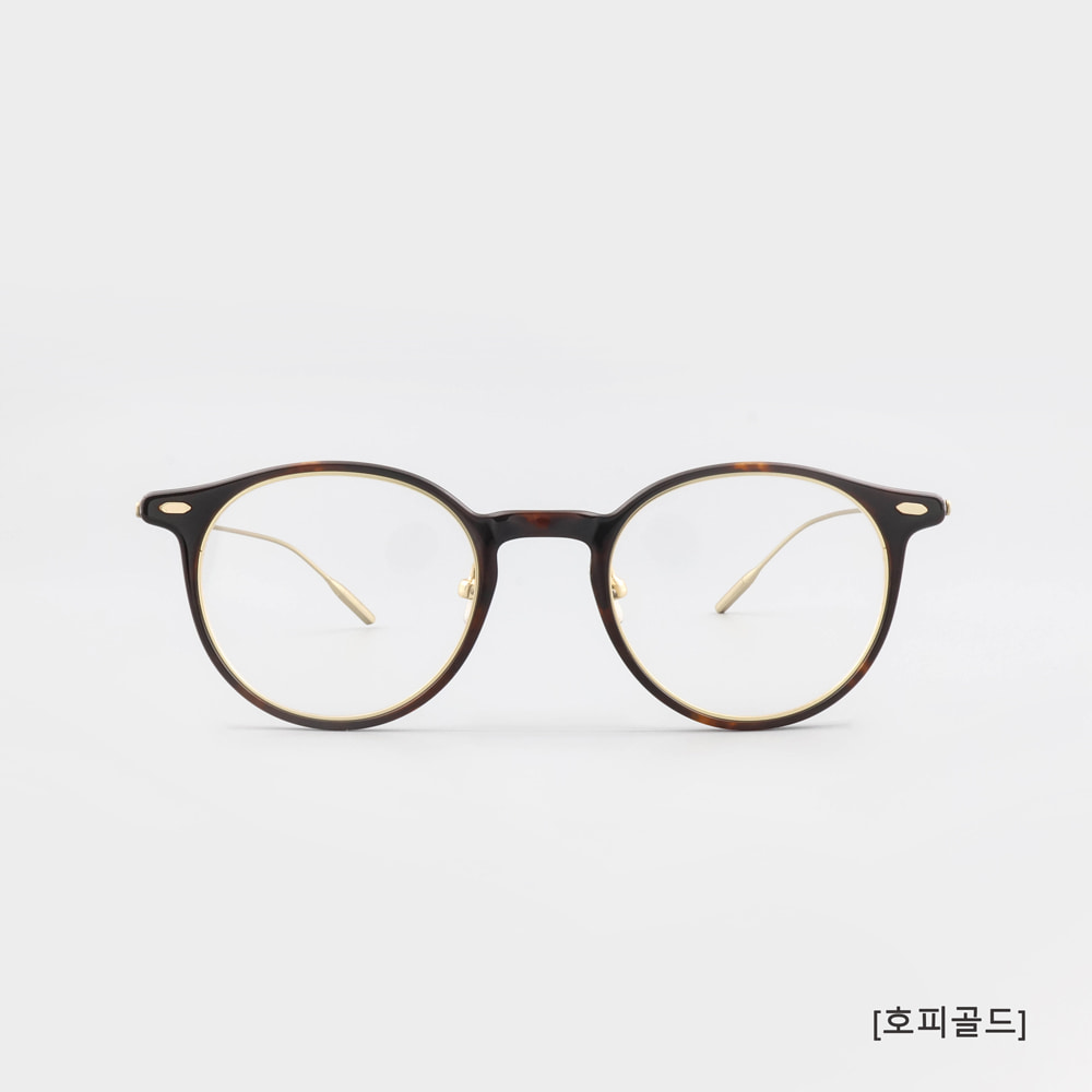 무사경 401 원형 동그리 안경 블루라이트 차단 렌즈 얇은 뿔테 안경 이미지 7