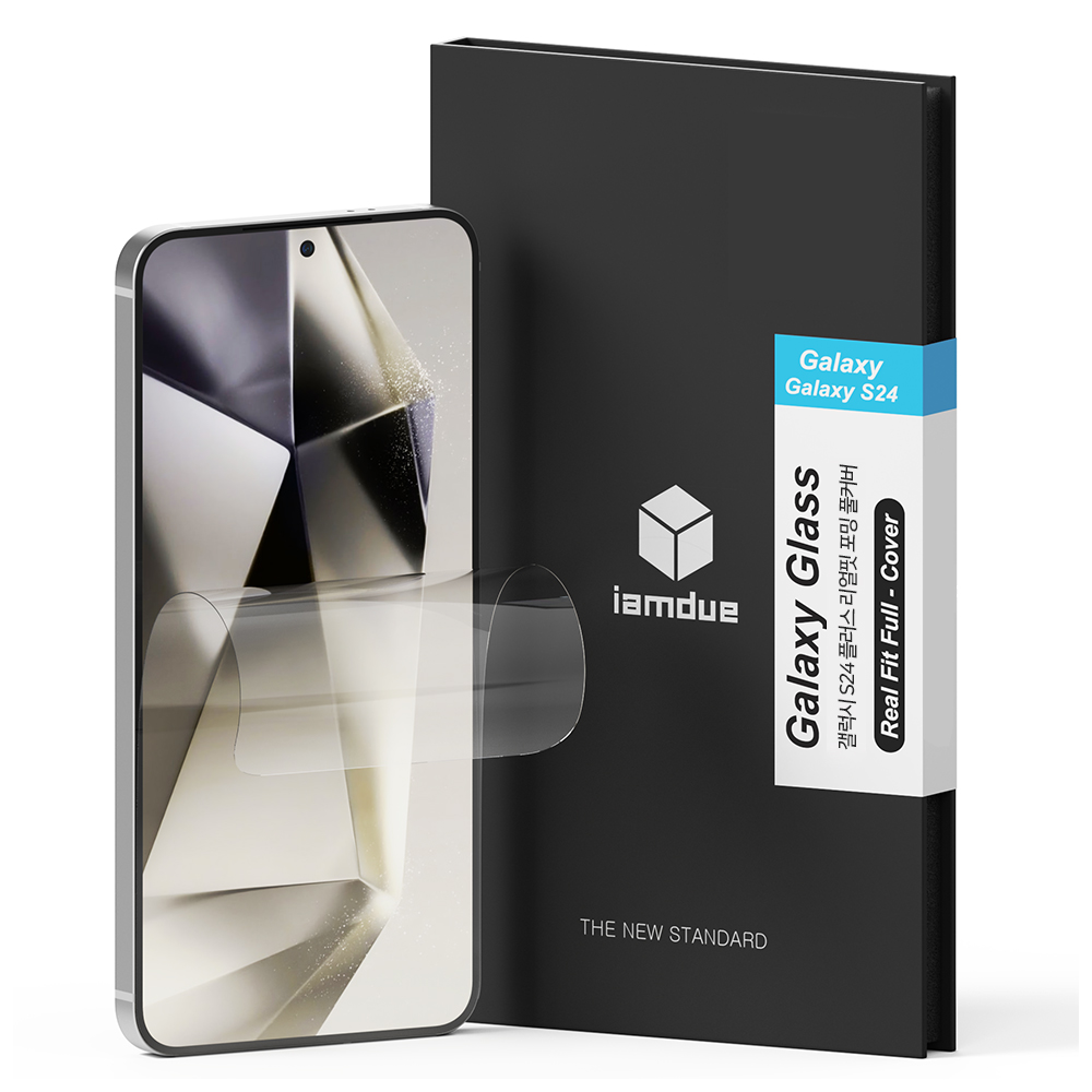 아이엠듀 지문인식 TPU 풀커버 액정보호필름 세트 갤럭시S24 플러스, 3매입