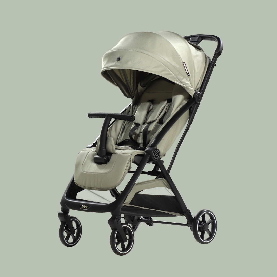 [누비앤타보] TAVO 레노 휴대용 유모차 여행용 기내반입형 원액션 폴딩 헤이즐그린