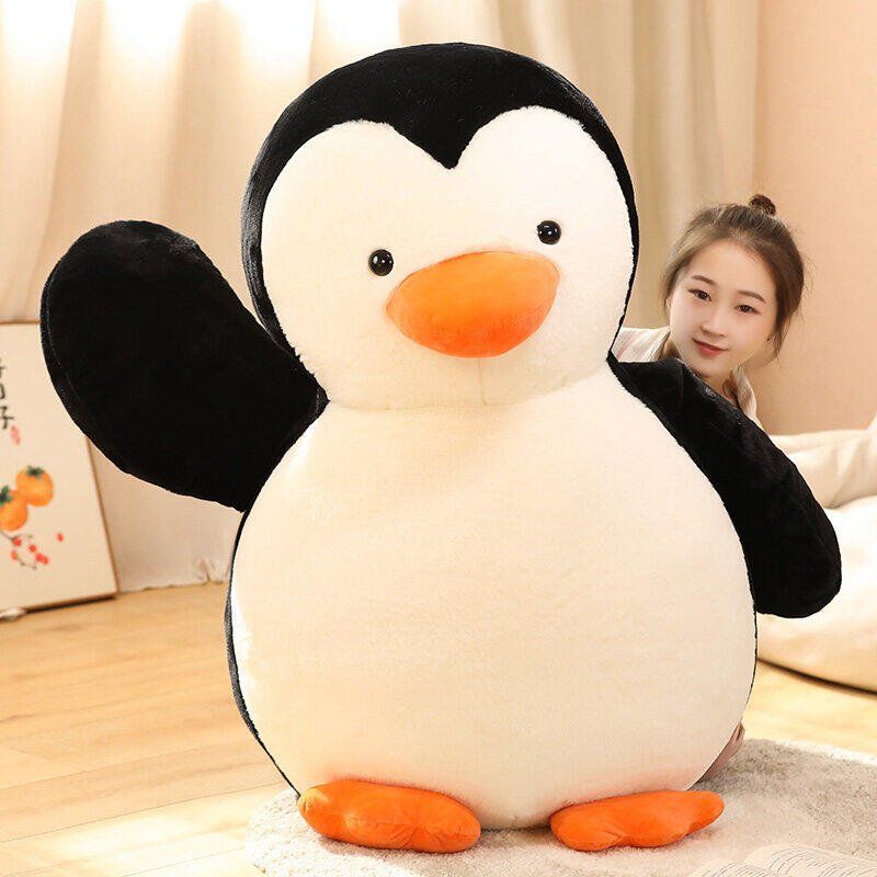 펭귄 인형 귀여운 애착 동물 선물 특이한 유니크한 남극 대형 - 상세 이미지 3