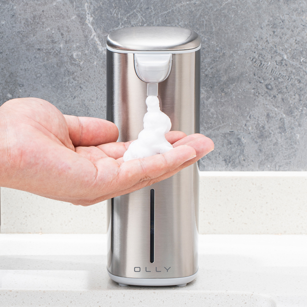 올리 스테인레스 핸드워시디스펜서 자동 손세정제디스펜서 비누