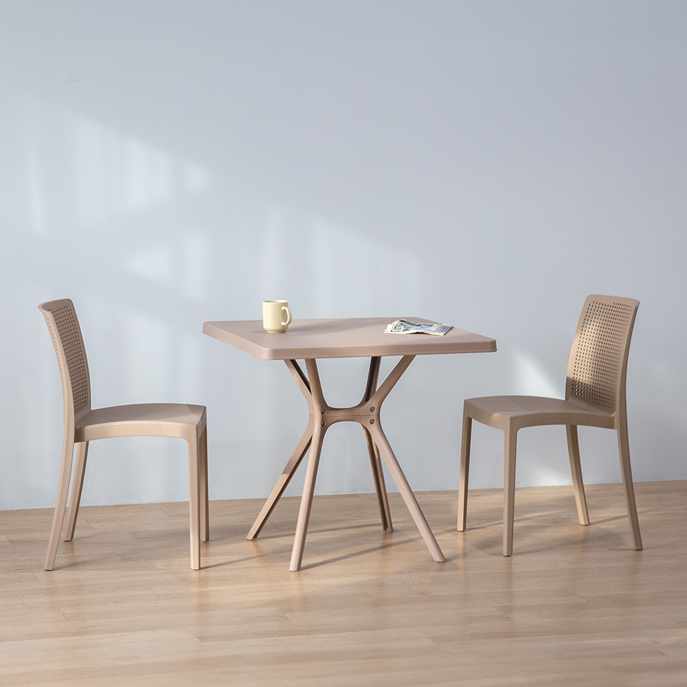 포커 프리츠 2인 플라스틱 야외테이블세트 800 - 상세 이미지 5