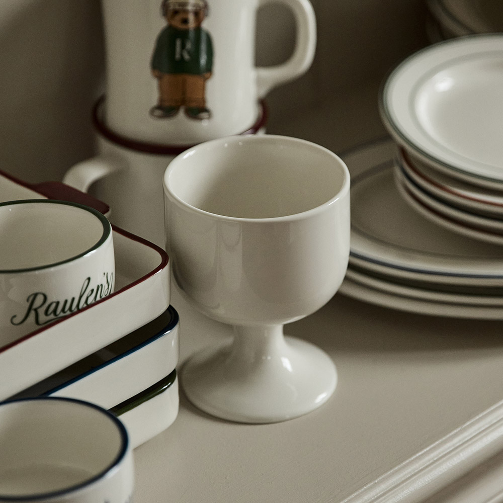 로렌스 크림화이트 고블렛잔 2P 세트 와인잔