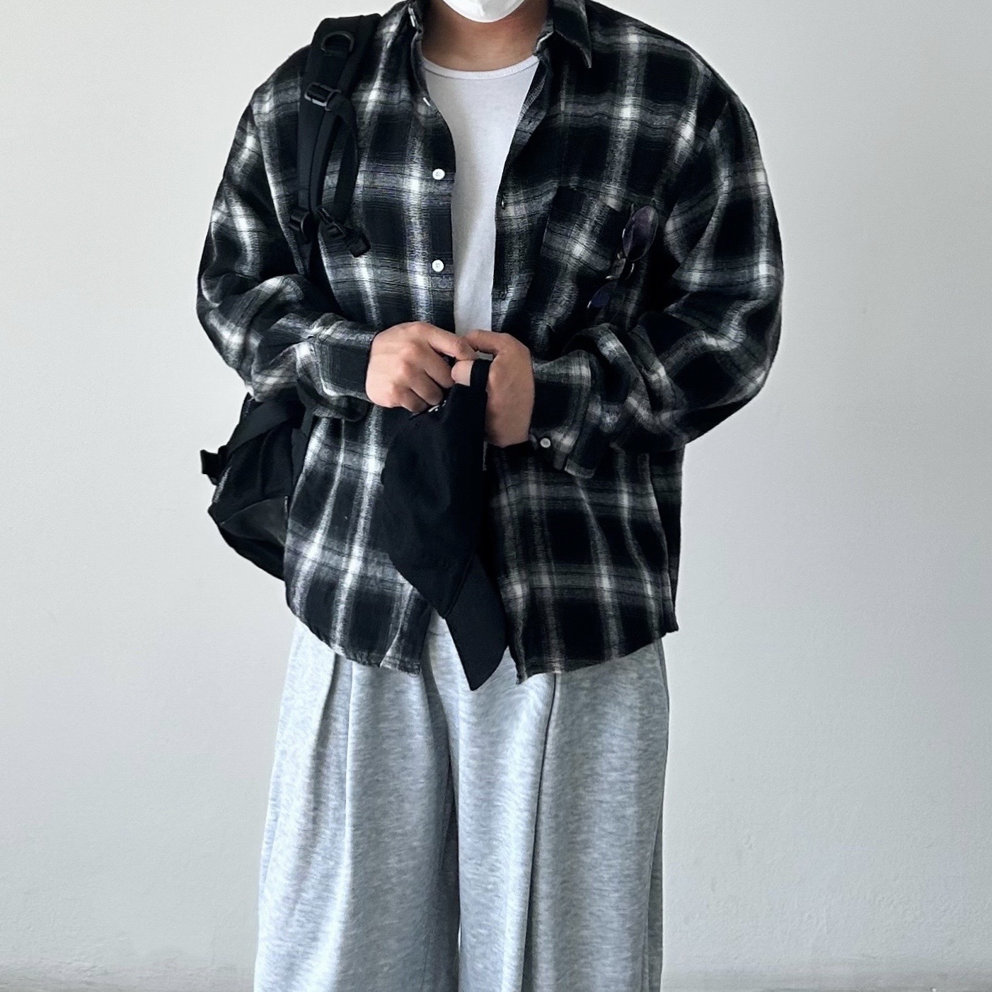남자오버핏남방 남자체크남방 이미지 7