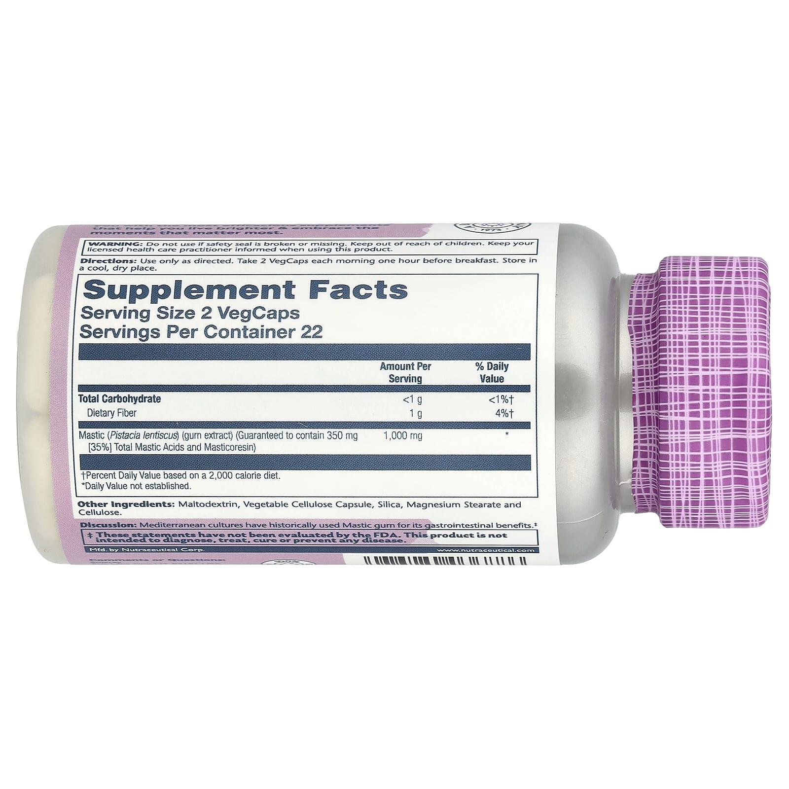 솔라레이 매스틱검 1000mg Mastic Gum 45정 - 상세 이미지 2