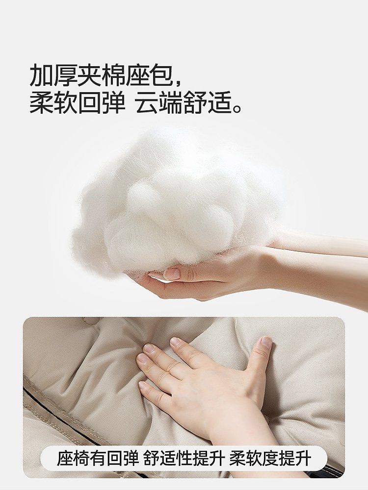 발걸이 캠핑의자 발뻗 패딩 경량 썬베드 접이식 체어 야외 해변 흑연 그레이(기본형) - 상세 이미지 4